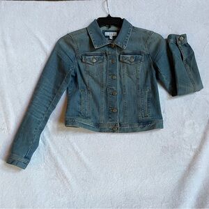 LOFT Jacket Womens‎ Size XS Light Wash Blue Denim Jean Jacket Ann Taylor